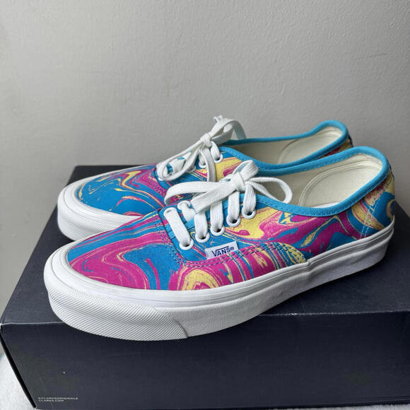 Vans Anaheim OG Marble Authentic 44 DX Shoes Skate Sneakers Wmns Us 7 Tie dye - Picture 8 of 12